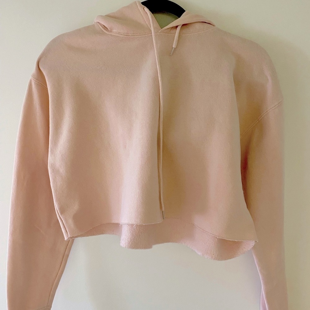 Pink cropped hoodie from urban